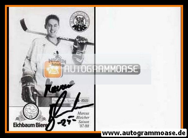 Autogramm Eishockey | Mannheimer ERC | 1987 | Marcus BLEICHER