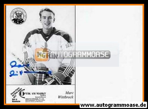 Autogramm Eishockey | Mannheimer ERC | 1989-2 | Marc WITTBROCK