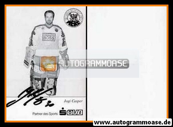 Autogramm Eishockey | Mannheimer ERC | 1990 | Jogi CASPER