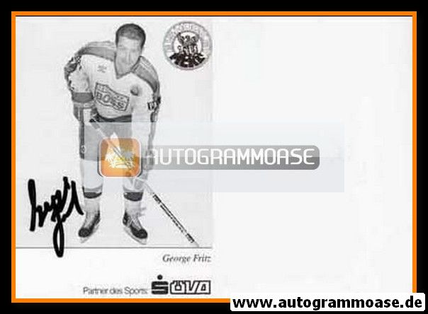 Autogramm Eishockey | Mannheimer ERC | 1990 | George FRITZ