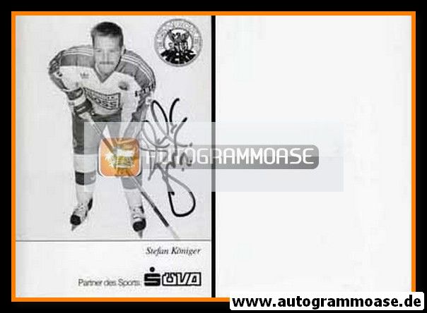 Autogramm Eishockey | Mannheimer ERC | 1990 | Stefan KÖNIGER