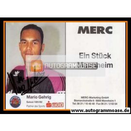 Autogramm Eishockey | Mannheimer ERC | 1991 | Mario GEHRIG
