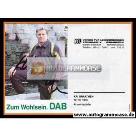 Autogramm Fussball | VfL Osnabrück | 1990 | Kai BRAATHEN