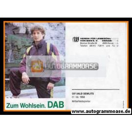 Autogramm Fussball | VfL Osnabrück | 1990 | Oswald SEMLITS