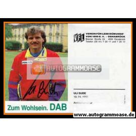Autogramm Fussball | VfL Osnabrück | 1991 | Uli SUDE