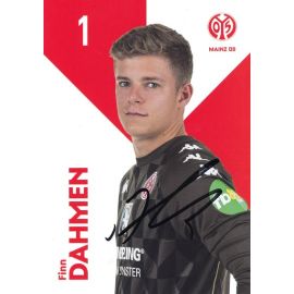 Autogramm Fussball | FSV Mainz 05 | 2021 | Finn DAHMEN