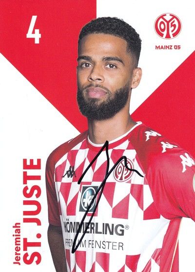 Autogramm Fussball | FSV Mainz 05 | 2021 | Jeremiah ST. JUSTE