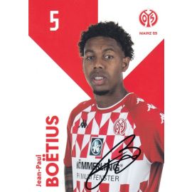 Autogramm Fussball | FSV Mainz 05 | 2021 | Jean-Paul BOETIUS