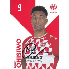 Autogramm Fussball | FSV Mainz 05 | 2021 | Karim ONISIWO