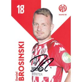 Autogramm Fussball | FSV Mainz 05 | 2021 | Daniel BROSINSKI