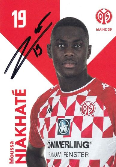 Autogramm Fussball | FSV Mainz 05 | 2021 | Moussa NIAKHATE