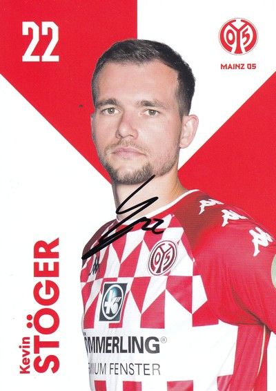 Autogramm Fussball | FSV Mainz 05 | 2021 | Kevin STÖGER
