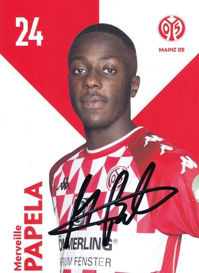 Autogramm Fussball | FSV Mainz 05 | 2021 | Merveille PAPELA