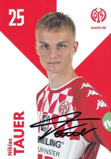Autogramm Fussball | FSV Mainz 05 | 2021 | Niklas TAUER