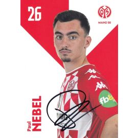 Autogramm Fussball | FSV Mainz 05 | 2021 | Paul NEBEL