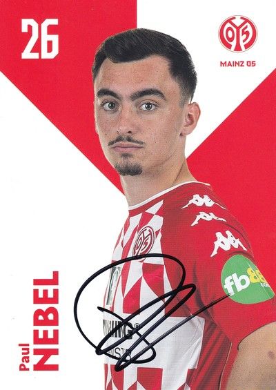 Autogramm Fussball | FSV Mainz 05 | 2021 | Paul NEBEL