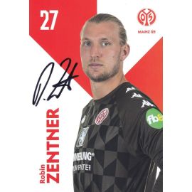 Autogramm Fussball | FSV Mainz 05 | 2021 | Robin ZENTNER