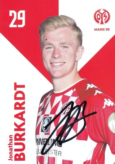 Autogramm Fussball | FSV Mainz 05 | 2021 | Jonathan BURKHARDT