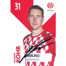 Autogramm Fussball | FSV Mainz 05 | 2021 | Dominik KOHR