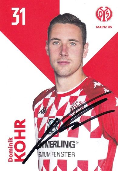 Autogramm Fussball | FSV Mainz 05 | 2021 | Dominik KOHR