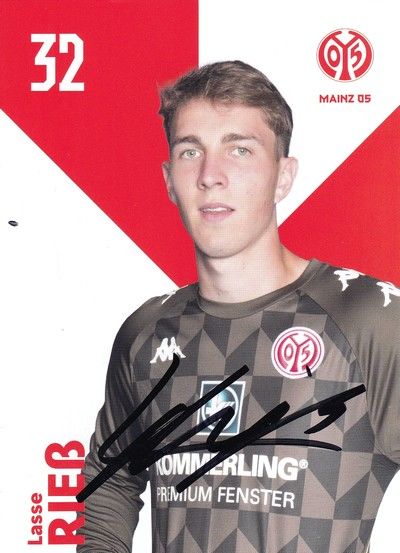 Autogramm Fussball | FSV Mainz 05 | 2021 | Lasse RIESS