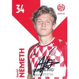 Autogramm Fussball | FSV Mainz 05 | 2021 | David NEMETH