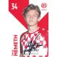 Autogramm Fussball | FSV Mainz 05 | 2021 | David NEMETH