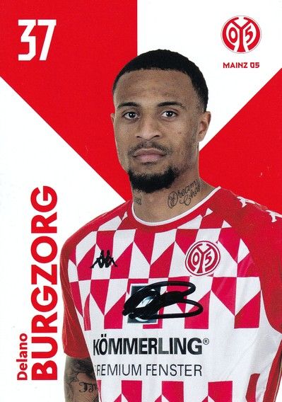 Autogramm Fussball | FSV Mainz 05 | 2021 | Delano BURGZORG