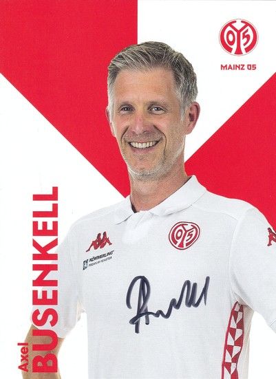 Autogramm Fussball | FSV Mainz 05 | 2021 | Axel BUSENKELL