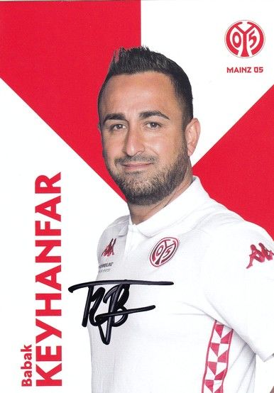 Autogramm Fussball | FSV Mainz 05 | 2021 | Babak KEYHANFAR