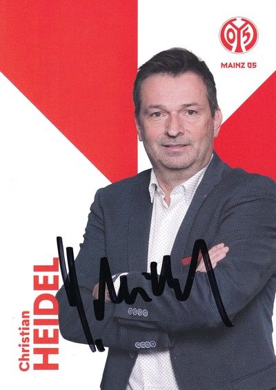 Autogramm Fussball | FSV Mainz 05 | 2021 | Christian HEIDEL