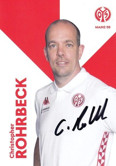 Autogramm Fussball | FSV Mainz 05 | 2021 | Christopher ROHRBECK