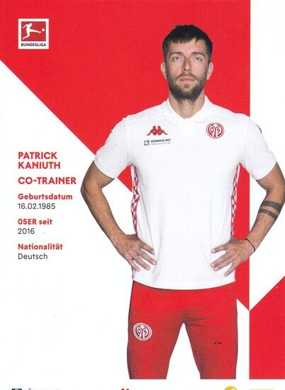Autogramm Fussball | FSV Mainz 05 | 2021 | Patrick KANUTH