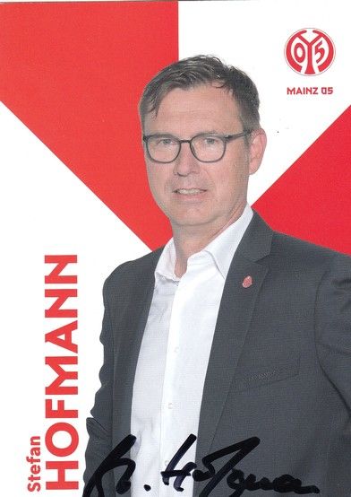 Autogramm Fussball | FSV Mainz 05 | 2021 | Stefan HOFMANN