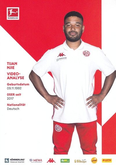 Autogramm Fussball | FSV Mainz 05 | 2021 | Tijan NIJE