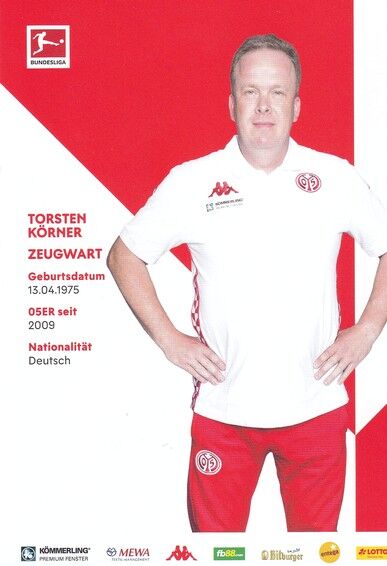 Autogramm Fussball | FSV Mainz 05 | 2021 | Torsten KÖRNER