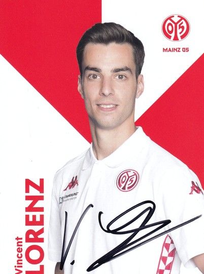 Autogramm Fussball | FSV Mainz 05 | 2021 | Vincent LORENZ