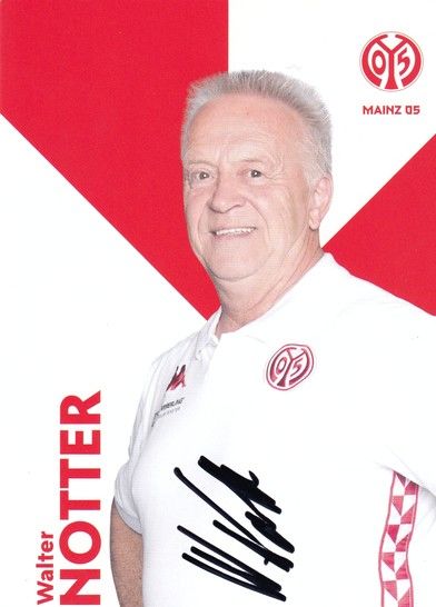 Autogramm Fussball | FSV Mainz 05 | 2021 | Walter NOTTER