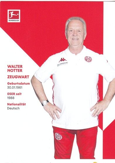 Autogramm Fussball | FSV Mainz 05 | 2021 | Walter NOTTER