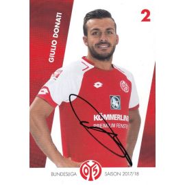 Autogramm Fussball | FSV Mainz 05 | 2017 | Giulio DONATI