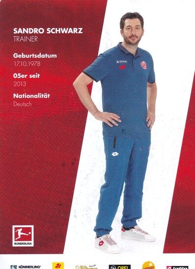 Autogramm Fussball | FSV Mainz 05 | 2017 | Sandro SCHWARZ