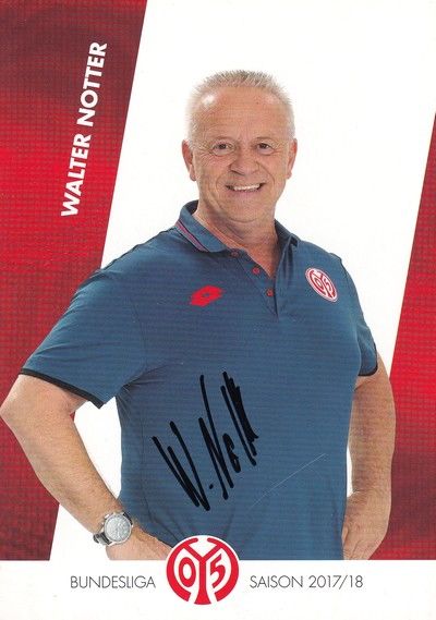 Autogramm Fussball | FSV Mainz 05 | 2017 | Walter NOTTER