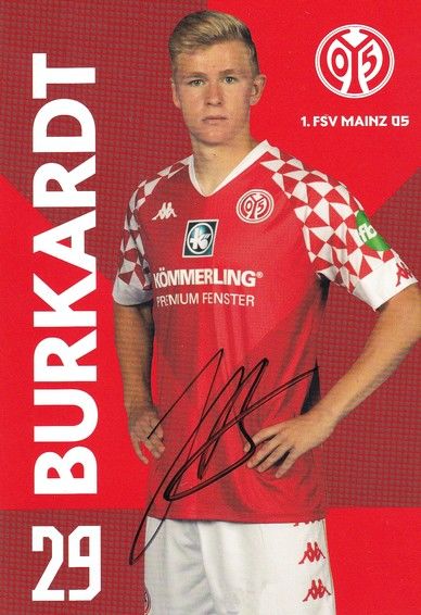 Autogramm Fussball | FSV Mainz 05 | 2020 | Jonathan BURKHARDT