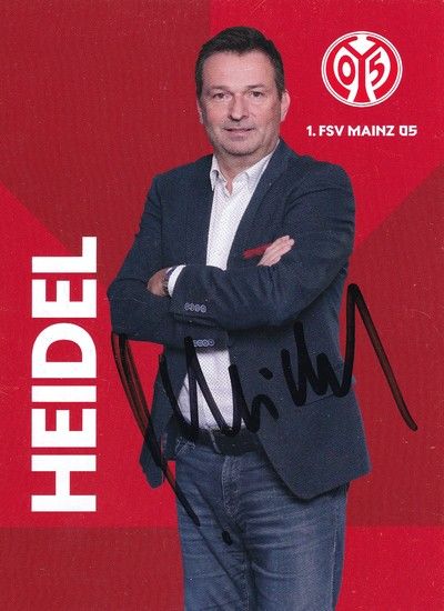 Autogramm Fussball | FSV Mainz 05 | 2020 | Christian HEIDEL