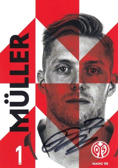 Autogramm Fussball | FSV Mainz 05 | 2019 | Florian MÜLLER