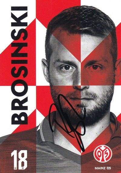 Autogramm Fussball | FSV Mainz 05 | 2019 | Daniel BROSINSKI 