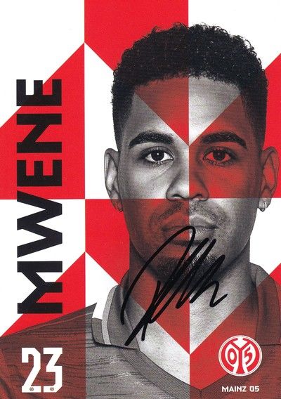 Autogramm Fussball | FSV Mainz 05 | 2019 | Philipp MWENE
