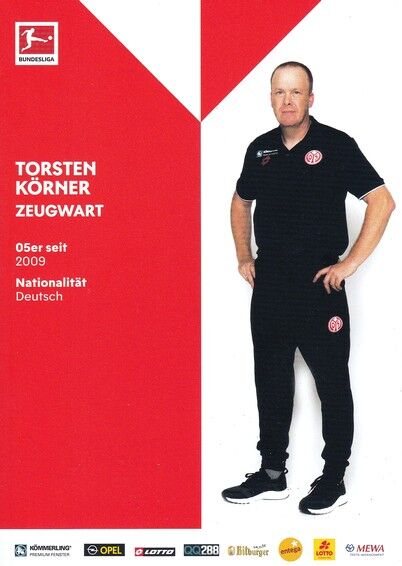 Autogramm Fussball | FSV Mainz 05 | 2019 | Torsten KÖRNER