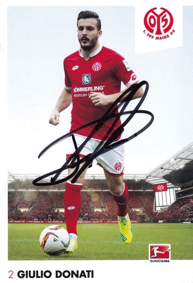 Autogramm Fussball | FSV Mainz 05 | 2015 | Giulio DONATI