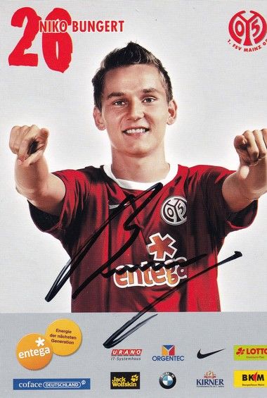 Autogramm Fussball | FSV Mainz 05 | 2010 | Niko BUNGERT